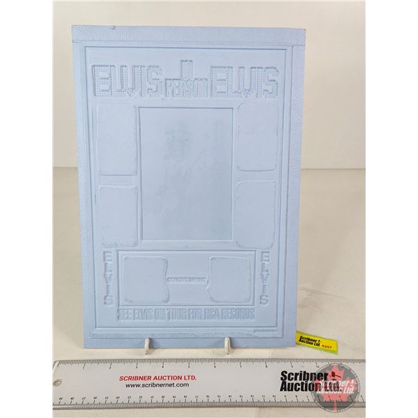 Original Concert Poster Printing Blank from the Personal Collection of Co.l Parker (12-1/4"H x 8-1/2