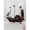 Image 7 : Antique Ship Clock 1940s United Clock Corp of Brookyln NY (Lighted) (Working) (15-3/4"H x 19"W x 3"D