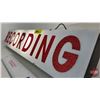 Image 8 : Light Up Recording Studio Sign (Working) (4-1/2"H x 23"W x 3"D)