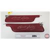 Image 1 : Autographed Sun Visors (2) : Consignor Note: 1967 Mustang Signed by Carol Shelby (No COA) (22"W)