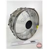 Image 1 : Autographed Snare Drum : Consignor Note: DJ Fontana - Elvis' Drummer (NOTE: Slight Crack : Tape Repa