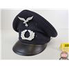Image 10 : German Air Force Uniform Cap and 2 Patches (Patches and Cap Badges Possible Repro or Movie Prop?)