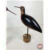 Image 8 : Bird Ornaments (3) : (Wood) : Hand Carved & Hand Painted  (Tallest: 12-1/2"H)