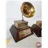 Image 2 : Replica Elvis Presley Grammy Awards (2): - 1974 : How Great Thou Art - 1972 : He Touched Me