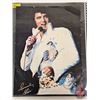 Image 4 : Elvis Las Vegas Hilton Menu (Picture of Elvis on Other Side) : c.1975 (Edges were Trimmed to Fit Fra