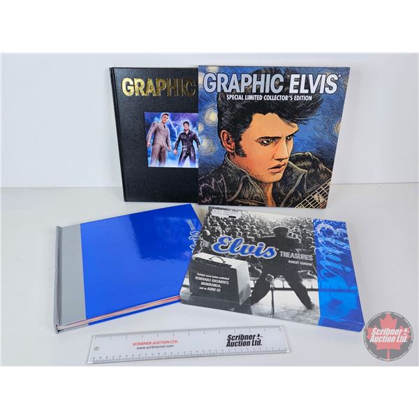 Collector Combo: - The Elvis Treasures- Book with Cd - Graphic Elvis - Special Limited Collector's E