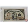 Image 6 : Dominion of Canada Twenty Five Cent 1923 "Shinplaster" (5) : ~ Campbell/Clark #668871 ~ McCavour/Sau