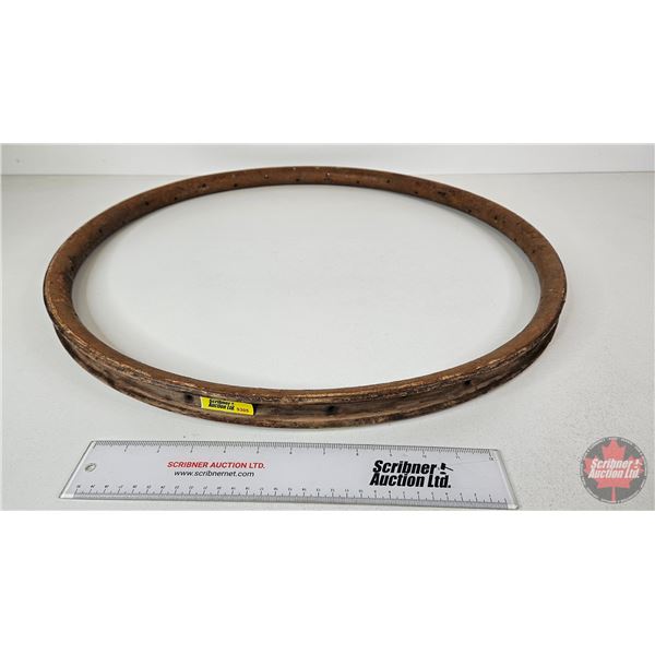 Wooden Bicycle Rim (25-1/2"Dia)
