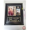 Image 1 : Calgary Stampede 100th Anniversary Framed & Matted Picture w/ Collector Pin (No Glass) (22-1/2"H x 1