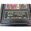 Image 6 : Calgary Stampede 100th Anniversary Framed & Matted Picture w/ Collector Pin (No Glass) (22-1/2"H x 1