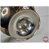 Image 7 : Silver Plated Fruit Bowl : "EP Brass - India" (6"H x 10-1/2"Dia)