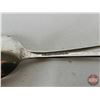 Image 8 : Silver Plated Spoons (3) (c. 1930's) In Wood Case : - Charlie McCarthy (2) - Betty Lou (1) (Case Mea