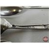 Image 9 : Silver Plated Spoons (3) (c. 1930's) In Wood Case : - Charlie McCarthy (2) - Betty Lou (1) (Case Mea