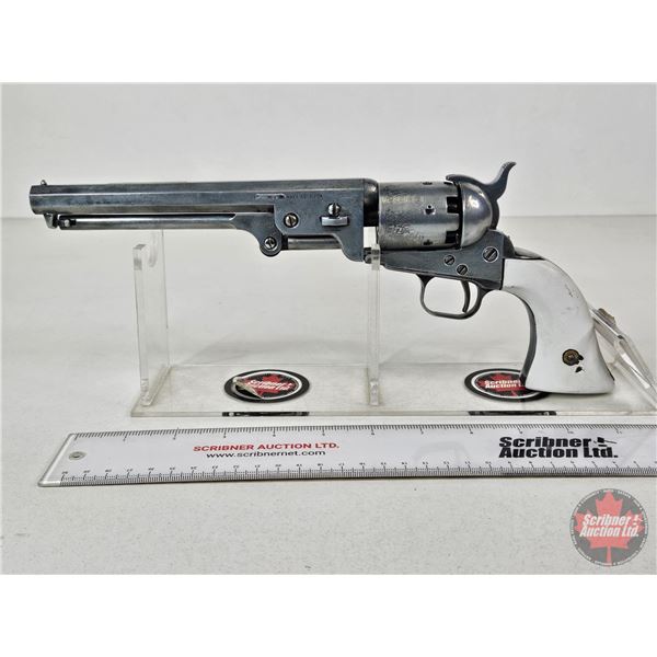 High Quality Movie Prop Replica 1849 Colt Navy Revolver Engraved Serial No. 1413 (Metal)