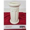Image 1 : Porcelain Pillar Candle Stand (9"H)