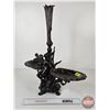 Image 11 : Bronzed Angel Statue Vase with Two Balance Candy Dishes (20-3/4"H x 19-3/4"W)