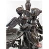 Image 2 : Bronzed Angel Statue Vase with Two Balance Candy Dishes (20-3/4"H x 19-3/4"W)