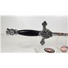 Image 2 : Knights of Columbus Ceremonial Sword w/ Scabbard (Total Length w/ Scabbard : 37")