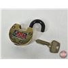 Image 3 : Old Glory Padlock with Key (2-5/8"H)