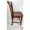 Image 3 : Wooden Tall Chair (41"H x 18"W x 21"D)