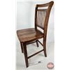 Image 6 : Wooden Tall Chair (41"H x 18"W x 21"D)