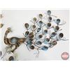 Image 3 : Retro Metal Peacock Wall Hangings (4) (19"H x 17"W)