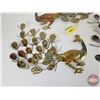 Image 4 : Retro Metal Peacock Wall Hangings (4) (19"H x 17"W)