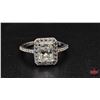 Image 1 : Ladies Ring : Size 6-3/4 : Sterling Silver : 34 Round Cut Cubic Zirconium's w/Appraisal $1450.00 (CD