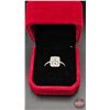 Image 5 : Ladies Ring : Size 6-3/4 : Sterling Silver : 34 Round Cut Cubic Zirconium's w/Appraisal $1450.00 (CD