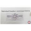 Image 9 : Ladies Ring : Size 7-1/2 (Adjustable Ring Shank) : Sterling Silver w/ One Prong Set Round Cut Moissa