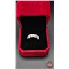 Image 1 : Ladies Ring : Size 5 : Sterling Silver w/18 Set Moissanites w/Appraisal $1200.00 (CDN)