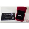 Image 6 : Ladies Ring : Size 5 : Sterling Silver w/18 Set Moissanites w/Appraisal $1200.00 (CDN)