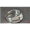 Image 6 : Man's Ring : Size 11-1/4 : Sterling Silver w/One Prong Set Round Cut Moissanite & 84 Round Cut Cubic