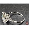 Image 7 : Ladies Ring : Size 7 : Sterling Silver w/5.00CT Moissanites w/Appraisal $3100.00(CDN)