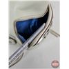 Image 11 : Designer Purse : MAXX New York : Leather : Ivory (New Old Stock) c/w Cloth Storage Bag  (10"H x 15"W