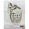 Image 6 : Designer Purse : MAXX New York : Leather : Ivory (New Old Stock) c/w Cloth Storage Bag  (10"H x 15"W