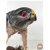 Image 11 : Wooden Sculpture of Hawk Perched on Log  (11"H x 19"W x 8"D)