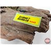 Image 12 : Wooden Sculpture of Hawk Perched on Log  (11"H x 19"W x 8"D)