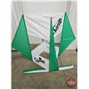 Image 2 : Retro Box Kite : Sprite (Assembled Size : 48"H x 45"W x 45"D)