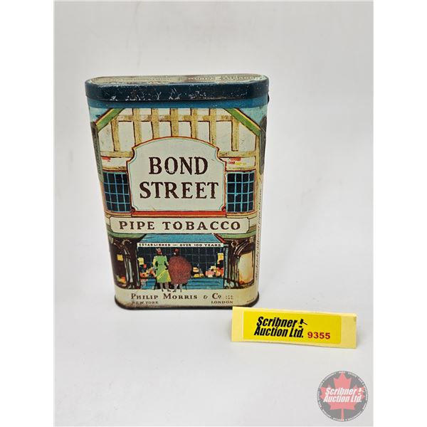 Pocket Tin : Bond Street Pipe Tobacco  (4-1/2"H x 3"W x 1"D)