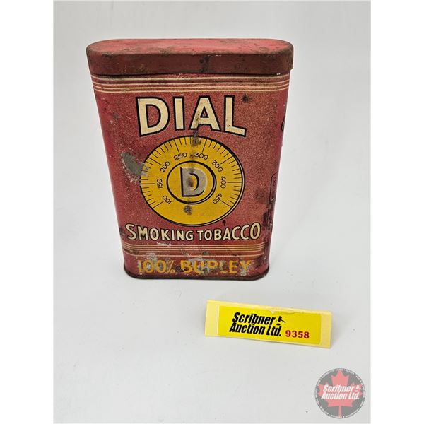 Pocket Tin : Dial Smoking Tobacco  (4-1/2"H x 3"W x 7/8"D)