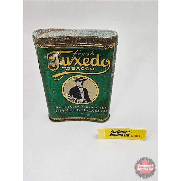 Pocket Tin : Tuxedo Tobacco (Curved) (4-1/4"H x 3"W x 1"D)