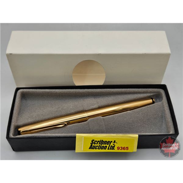 Fountain Pen : Aurora 14kt Gold Plated (c.1960's)