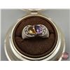 Image 2 : Vintage Ring (From Estate) : w/Unknown Stones : Size 6 (Sterling .925 PEER)