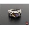 Image 5 : Vintage Ring (From Estate) : w/Unknown Stones : Size 6 (Sterling .925 PEER)