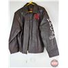 Image 1 : Roper Leather Coat : World Professional Chuckwagon Assoc. (Embroidered) Size XL