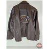 Image 6 : Roper Leather Coat : World Professional Chuckwagon Assoc. (Embroidered) Size XL