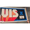 Image 5 : Elvis Presley : Early 1970's Massive "ELVIS NOW" Billboard Banner Promoting Elvis Presley's Concerts