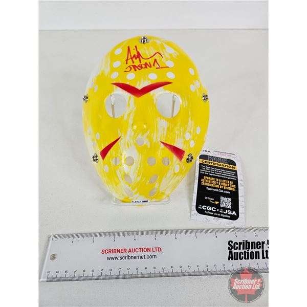 Autographed Replica Jason Hockey Mask : "Ari Lehman" : Jason Voorhees : Friday the 13th  (Certified 