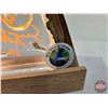Image 6 : Autographed Lighted Lord of the Rings "Ring" Display : Elijah Wood (Frodo) & Sean Astin (Sam)  (Cert